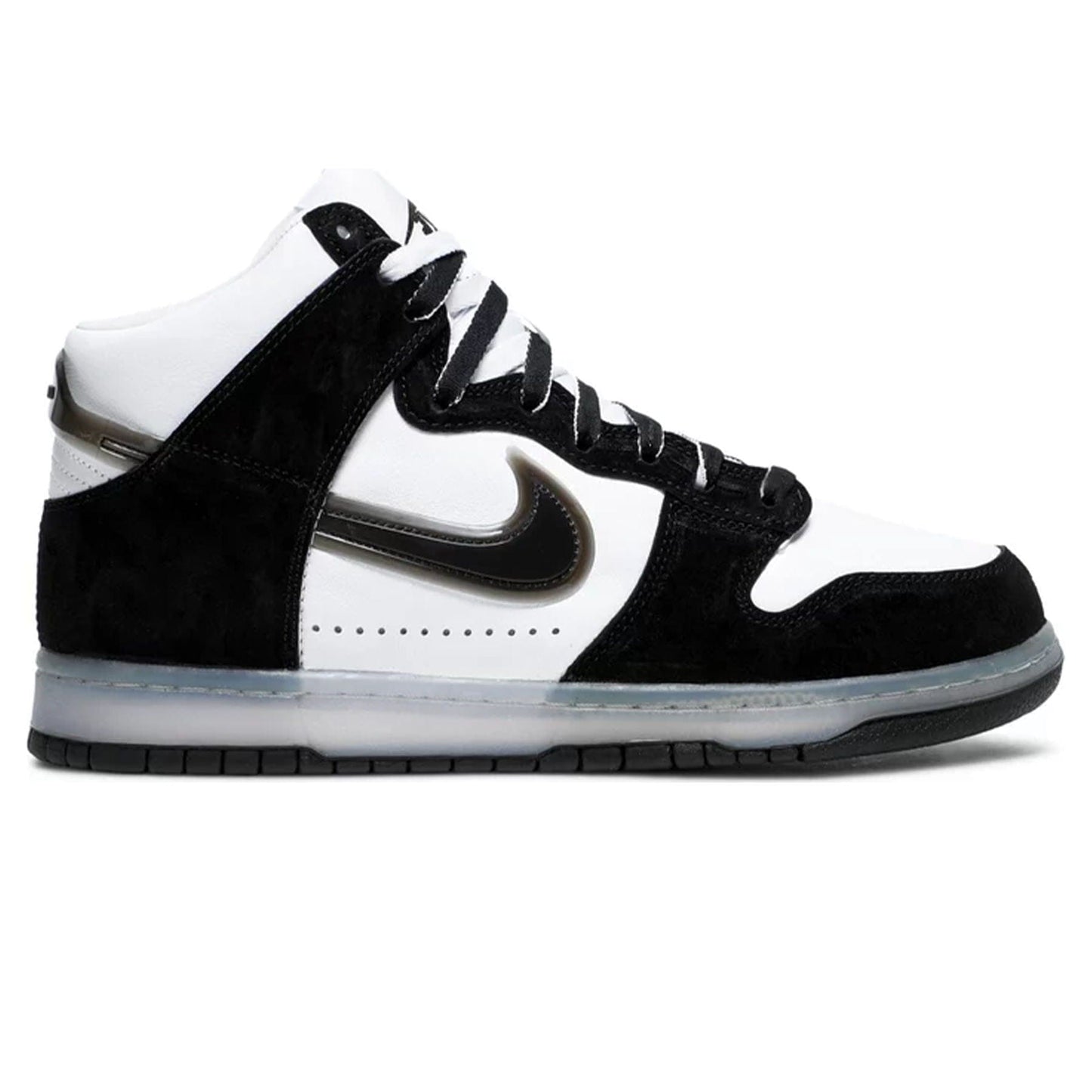 Slam Jam x Nike Dunk High 'Black' — UK 3 | EU 35.5 | US 3.5 — Side View