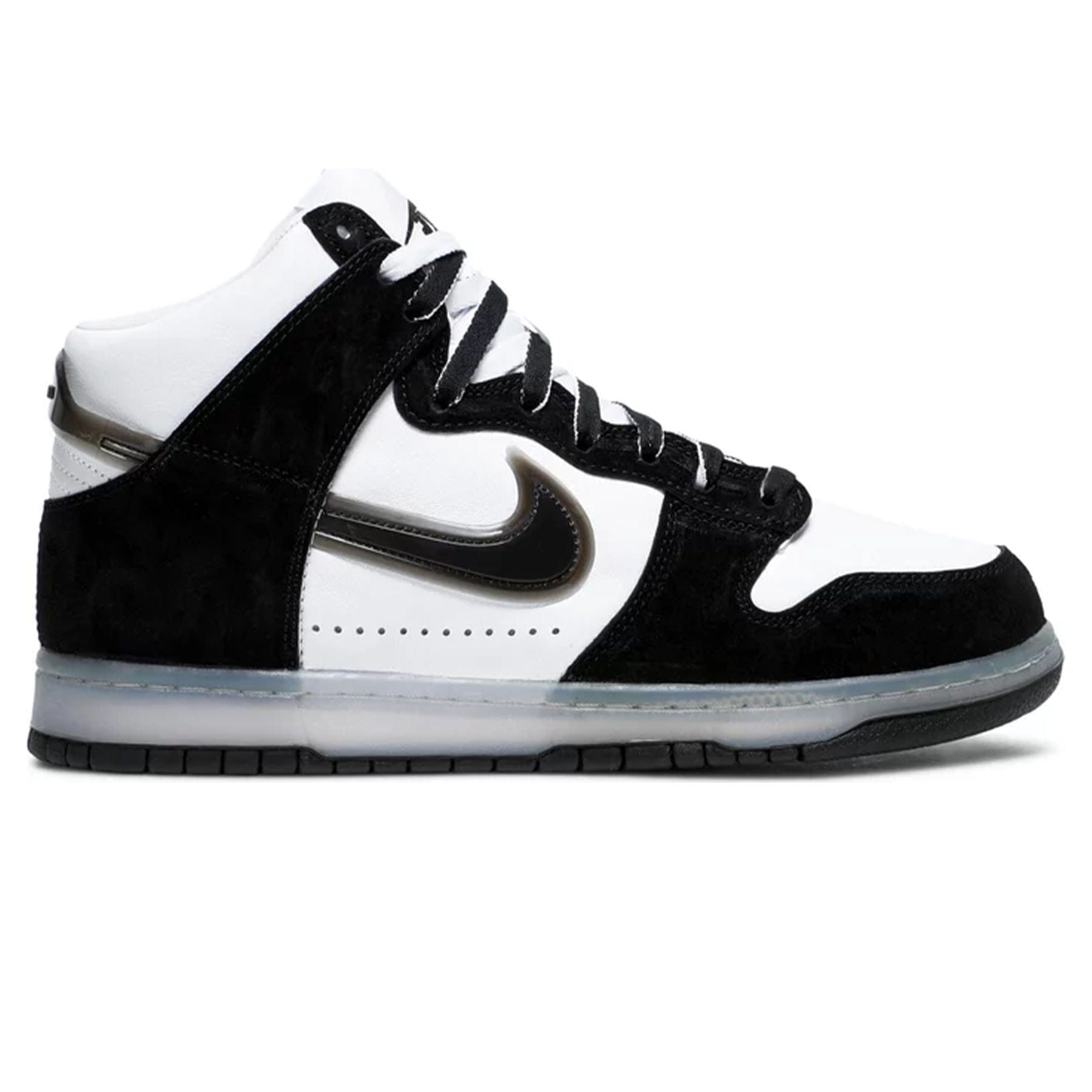 Slam Jam x Nike Dunk High 'Black' — UK 3 | EU 35.5 | US 3.5 — Side View
