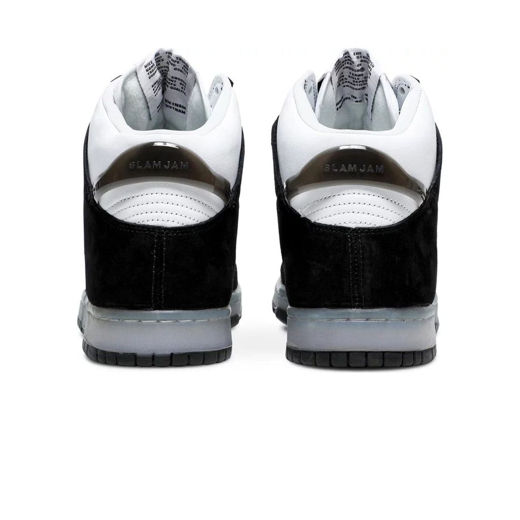 Slam Jam x Nike Dunk High 'Black' — UK 3 | EU 35.5 | US 3.5 — Top View