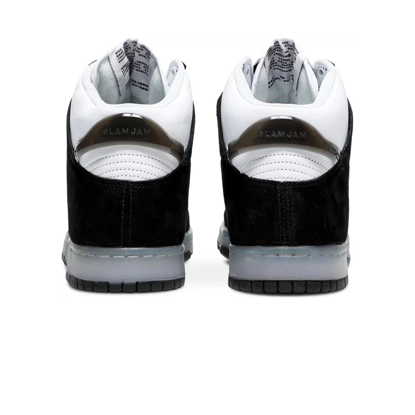Slam Jam x Nike Dunk High 'Black' — UK 3 | EU 35.5 | US 3.5 — Top View