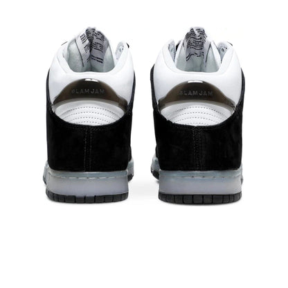 Slam Jam x Nike Dunk High 'Black' — UK 3 | EU 35.5 | US 3.5 — Top View