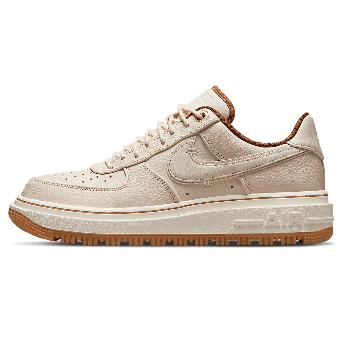 Nike Air Force 1 Luxe 'Pecan' — UK 3 | EU 35.5 | US 3.5 — Front View
