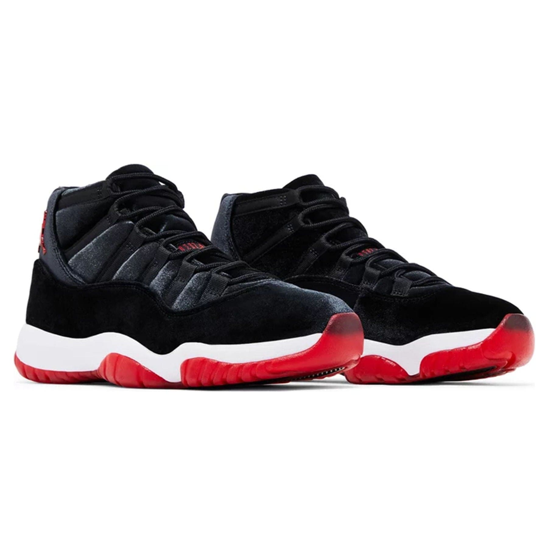 Air Jordan 11 Wmns Retro 'Bred Velvet' — UK 2.5 | EU 35.5 | US 5 — Back View