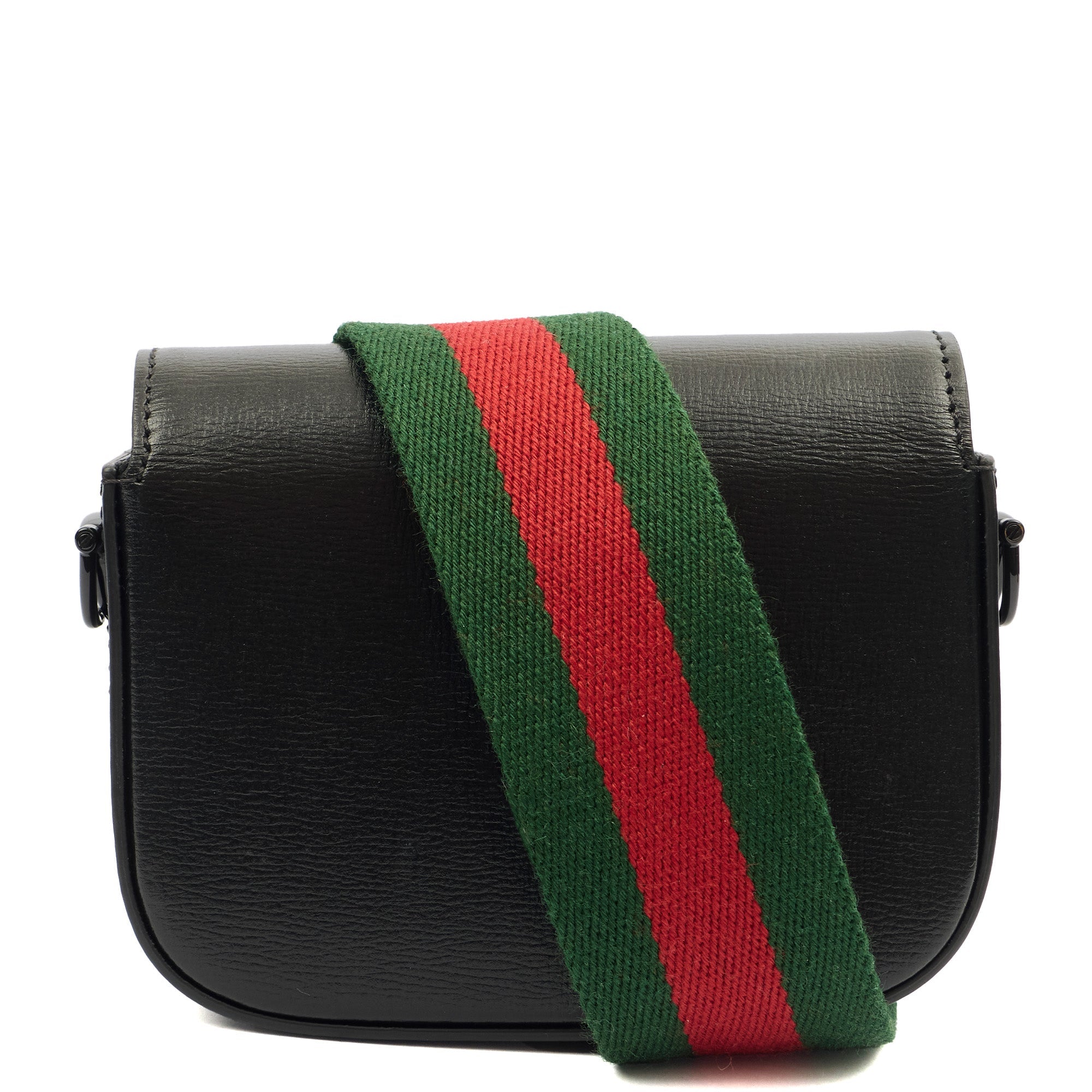 Gucci Cross Body Horsebit 1955 - Mini in Black, Leather — Alternate View 17