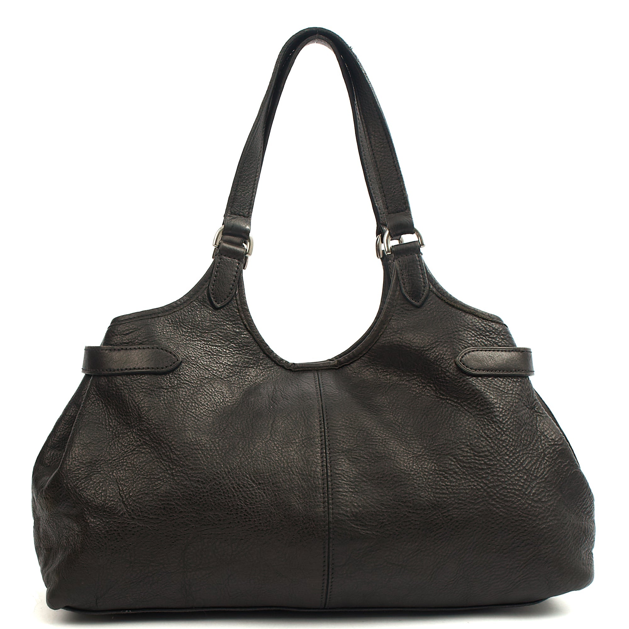 Mulberry Tote Somerset Tote in Black, Calfskin Leather — Top View