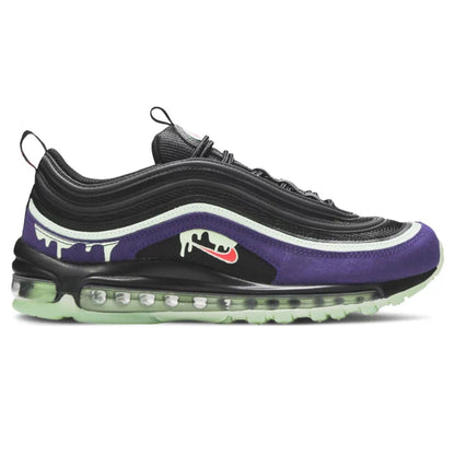 Nike Air Max 97 'Halloween Slime' — UK 3 | EU 35.5 | US 3.5 — Side View
