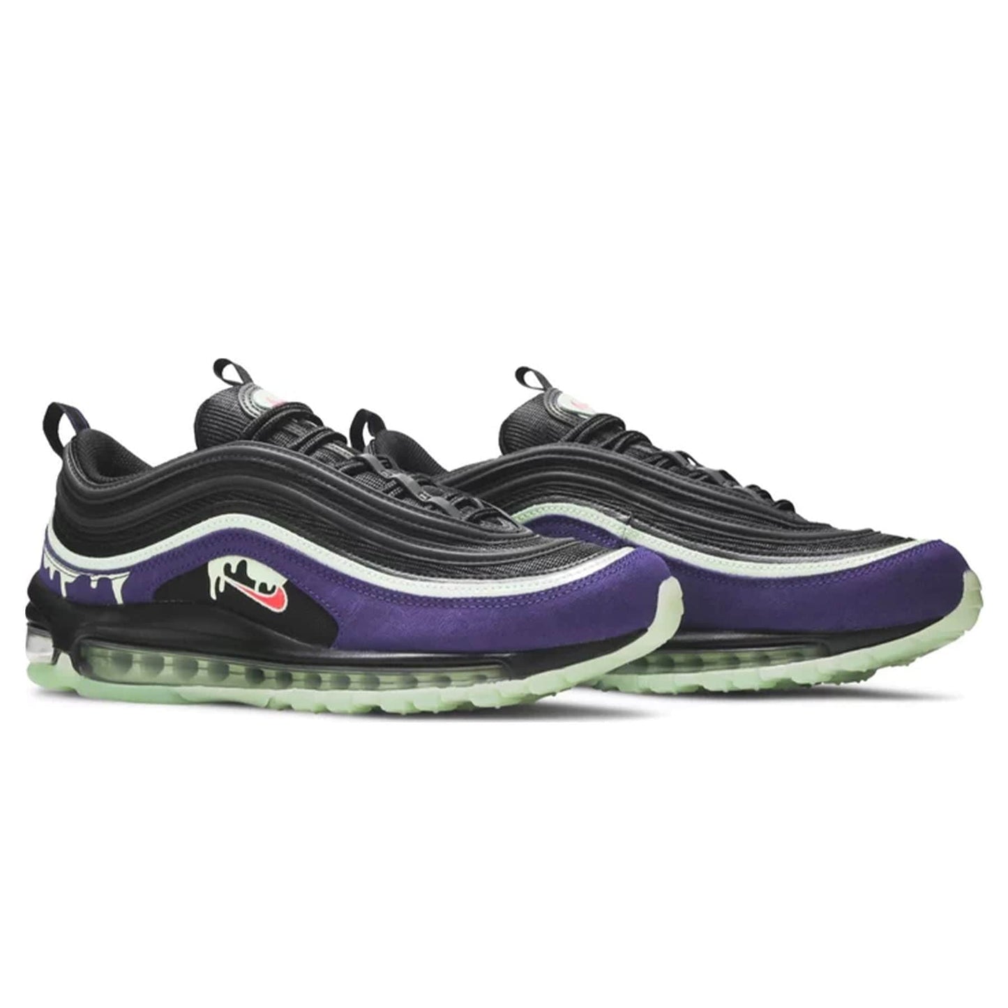 Nike Air Max 97 'Halloween Slime' — UK 3 | EU 35.5 | US 3.5 — Back View