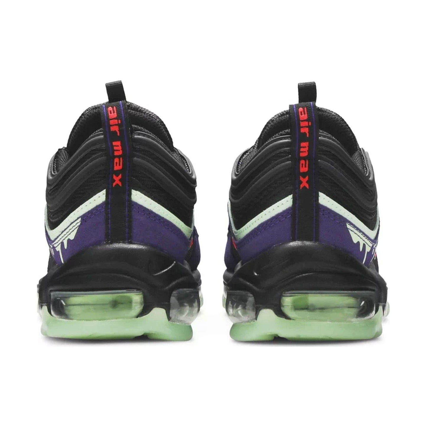 Nike Air Max 97 'Halloween Slime' — UK 3 | EU 35.5 | US 3.5 — Top View