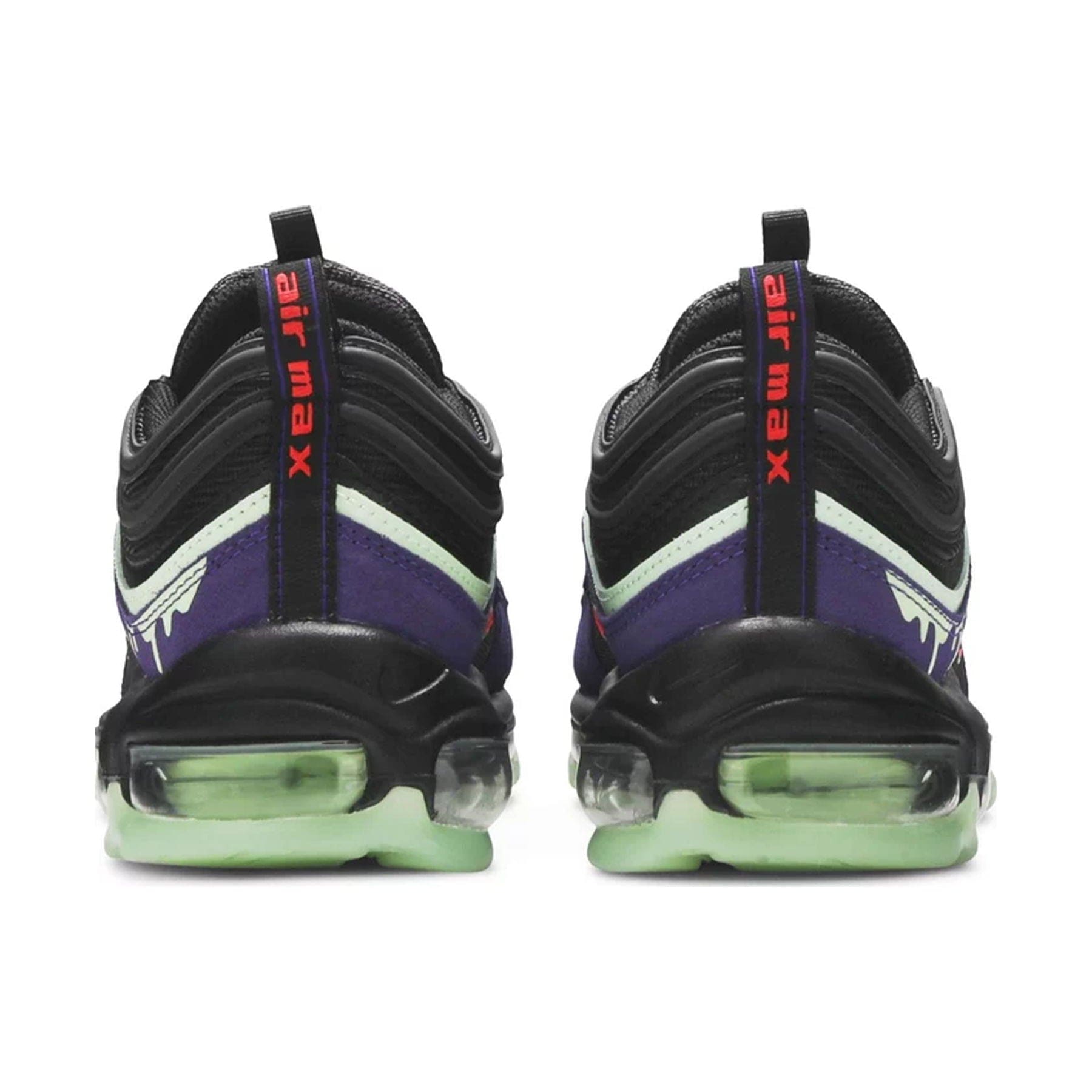 Nike Air Max 97 'Halloween Slime' — UK 3 | EU 35.5 | US 3.5 — Top View