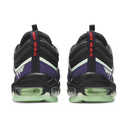 Nike Air Max 97 'Halloween Slime' — UK 3 | EU 35.5 | US 3.5 — Top View