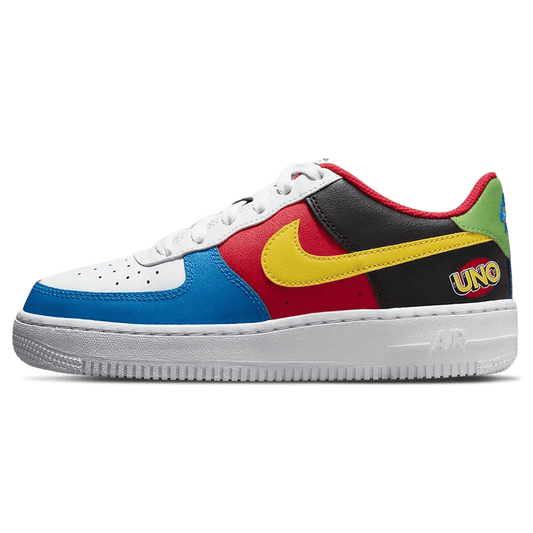 UNO x Nike Air Force 1 Low '50th Anniversary' — UK 3 | EU 35.5 | US 3.5 — Front View