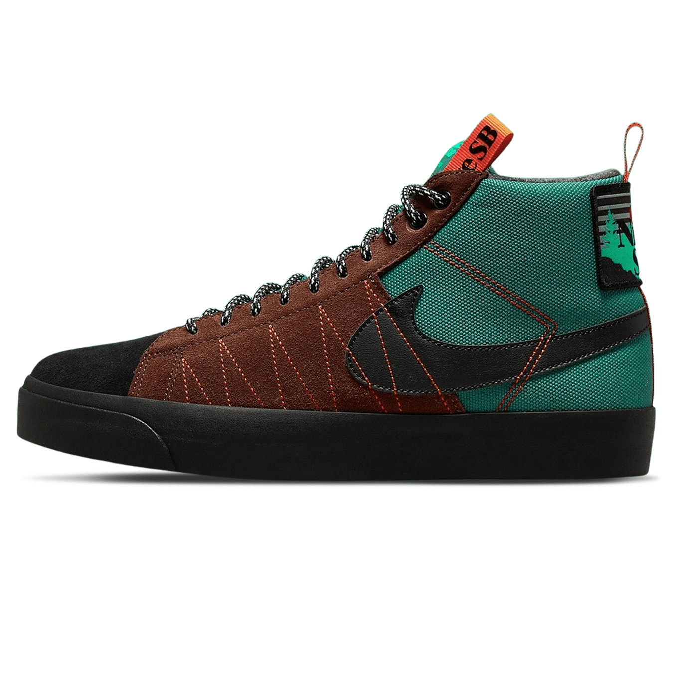 Nike Blazer Mid Premium SB 'Acclimate Pack - Noble Green' — UK 3 | EU 35.5 | US 3.5 — Front View