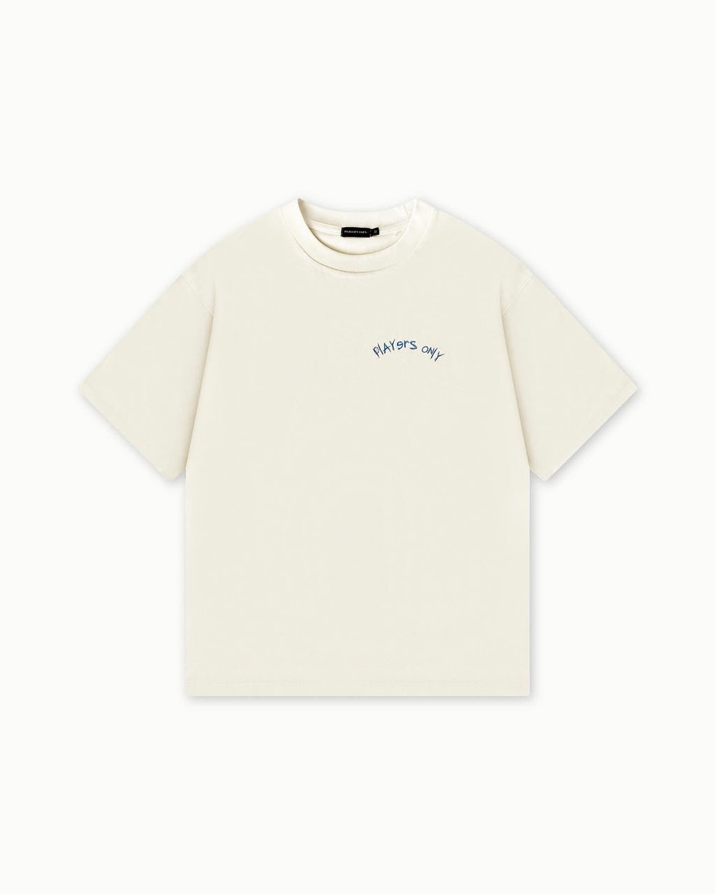 PLAYERS ONLY ECRU PLAYERS CLUB TEE — XS — Side View