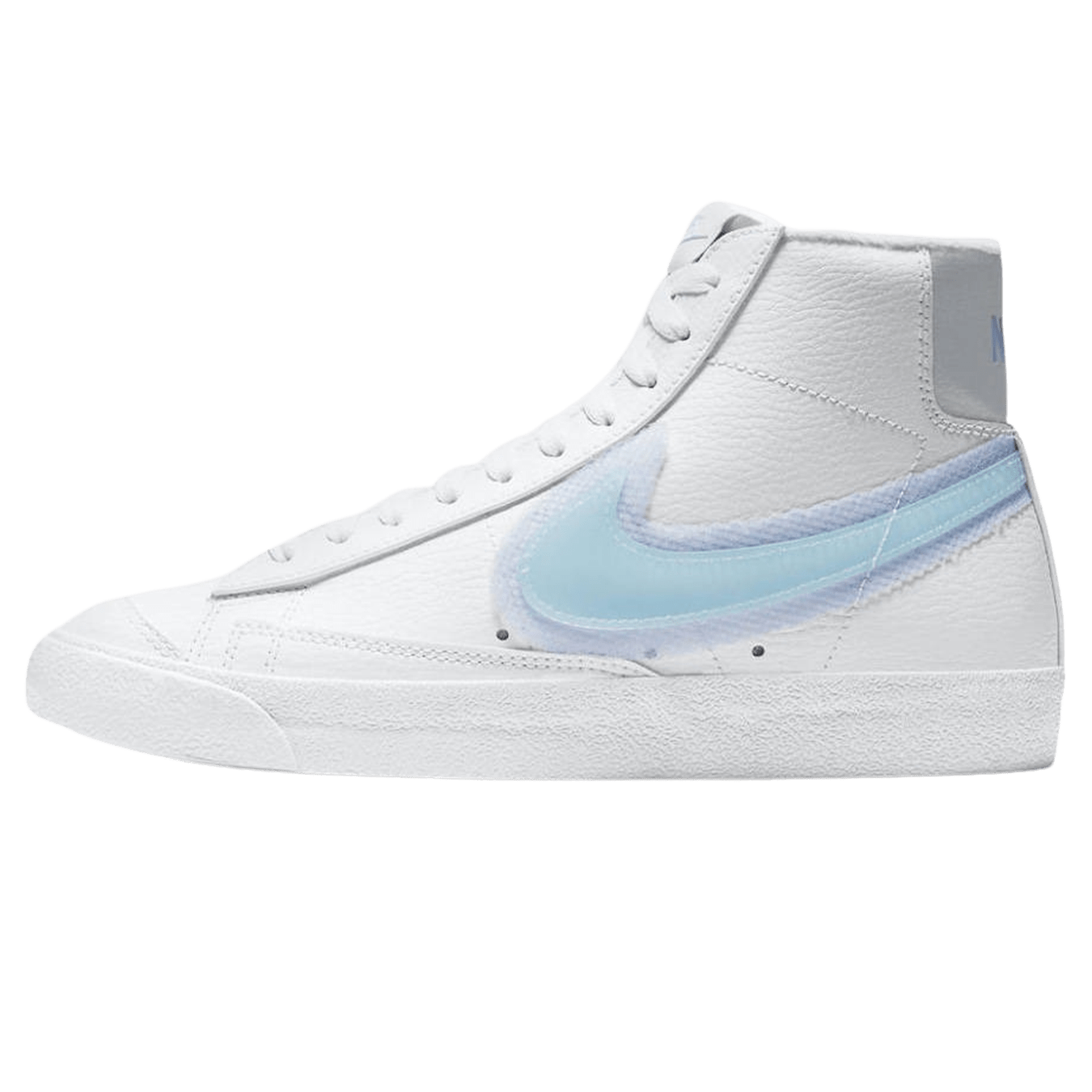 Nike Blazer '77 Vintage Mid Wmns 'White Glacier Blue' — UK 2.5 | EU 35.5 | US 5 — Front View