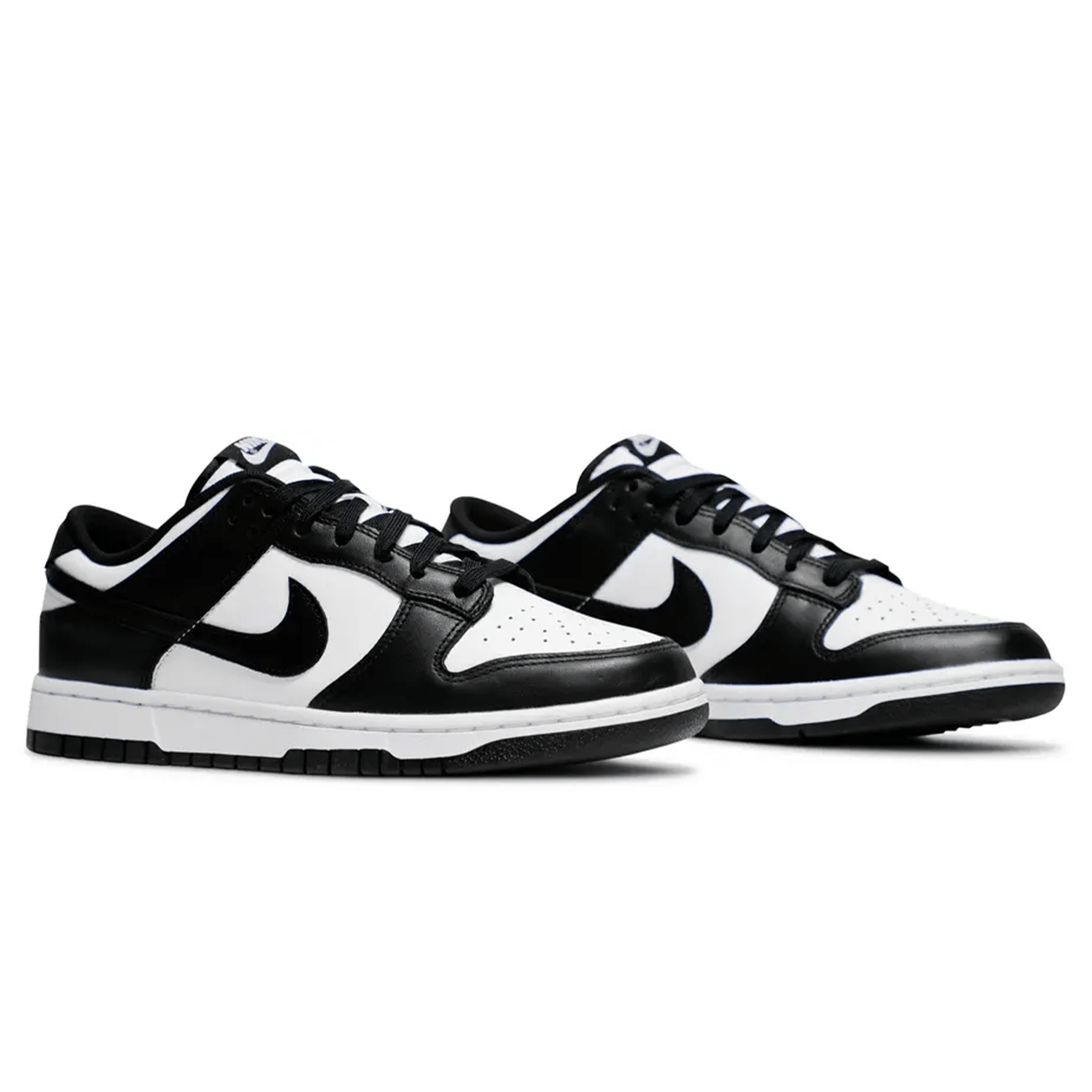 Nike Dunk Low 'Black White' — UK 3 | EU 35.5 | US 3.5 — Back View