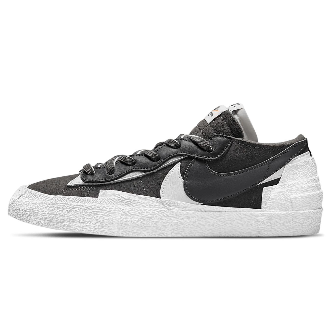 Nike Blazer Low x Sacai 'Iron Grey' — UK 3 | EU 35.5 | US 3.5 — Front View
