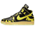 Nike Dunk High 1985 'Yellow Acid Wash' — UK 3 | EU 35.5 | US 3.5 — Front View