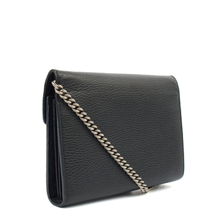 Gucci Cross Body Dionysus Chain Wallet in Black, Leather — Alternate View 9