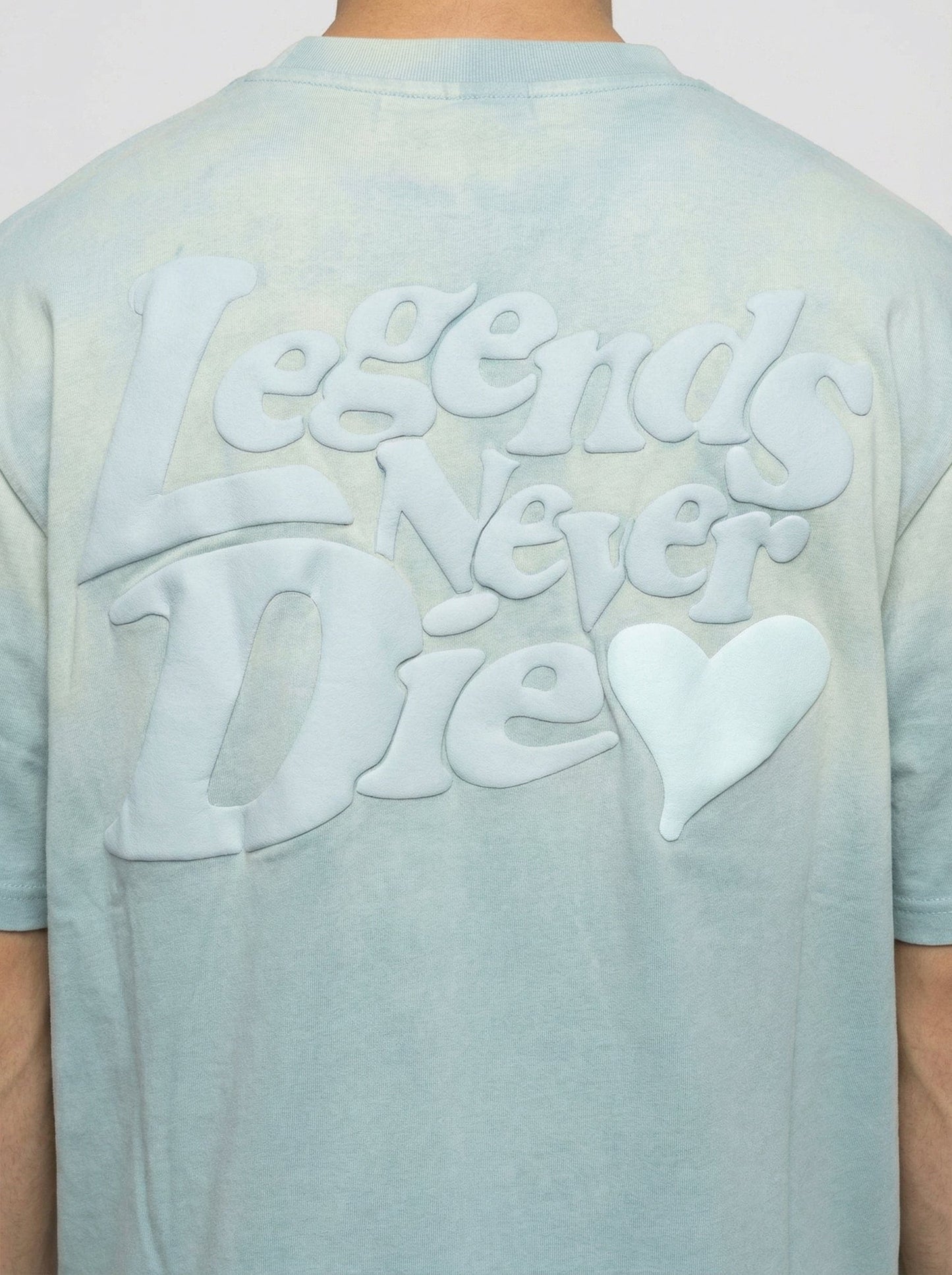 Legende Paris LND GRADIENT T-SHIRT - ICY BLUE — XS — Top View