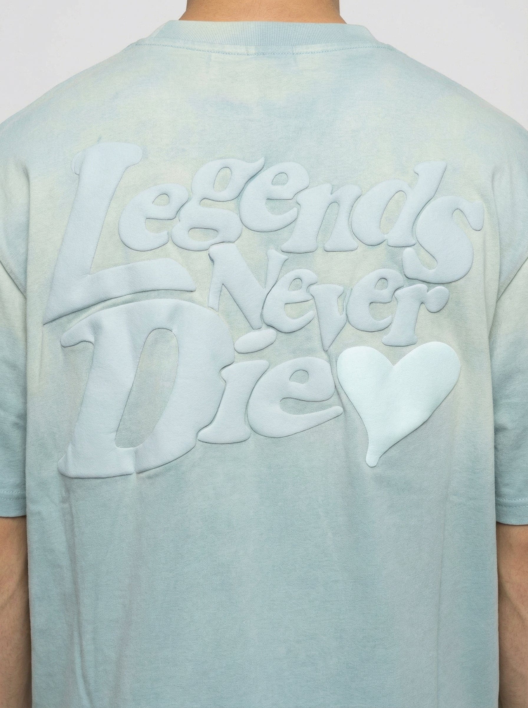 Legende Paris LND GRADIENT T-SHIRT - ICY BLUE — XS — Top View