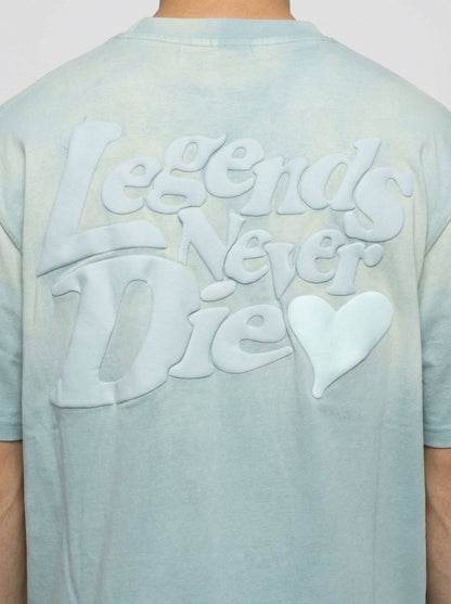 Legende Paris LND GRADIENT T-SHIRT - ICY BLUE — XS — Top View