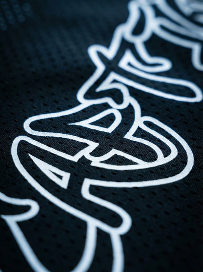 Legende Paris GRAFFITI MESH JERSEY - BLACK — XS — Back View