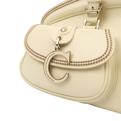 Christian Dior Shoulder Bag Detective Bag in Neutral, Leather — Side View