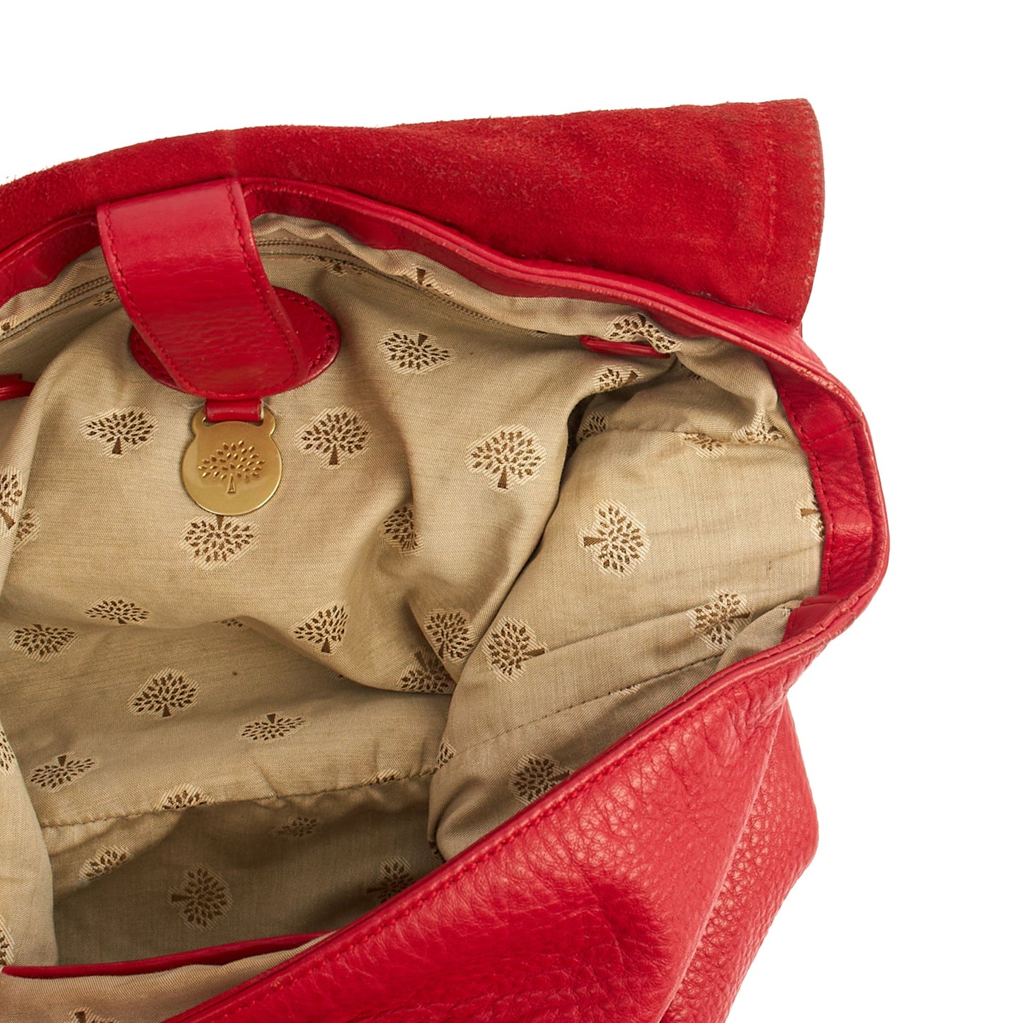 Mulberry Satchel Effie Satchel in Scarlet Red, Leather — Alternate View 11