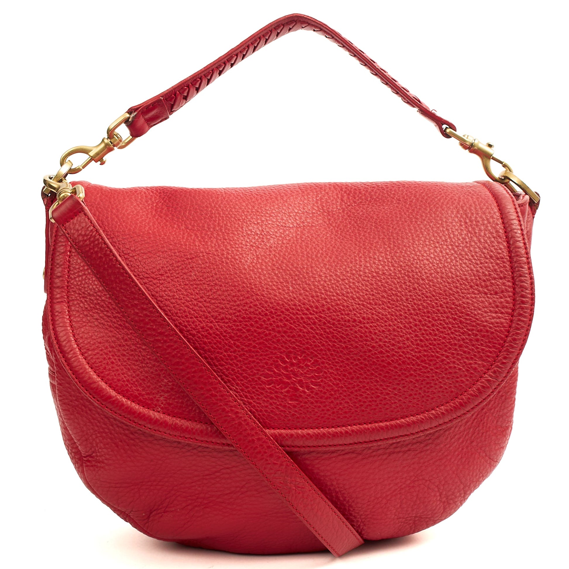 Mulberry Satchel Effie Satchel in Scarlet Red, Leather — Alternate View 7