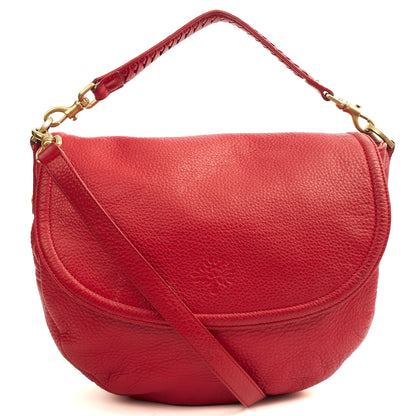 Mulberry Satchel Effie Satchel in Scarlet Red, Leather — Alternate View 7