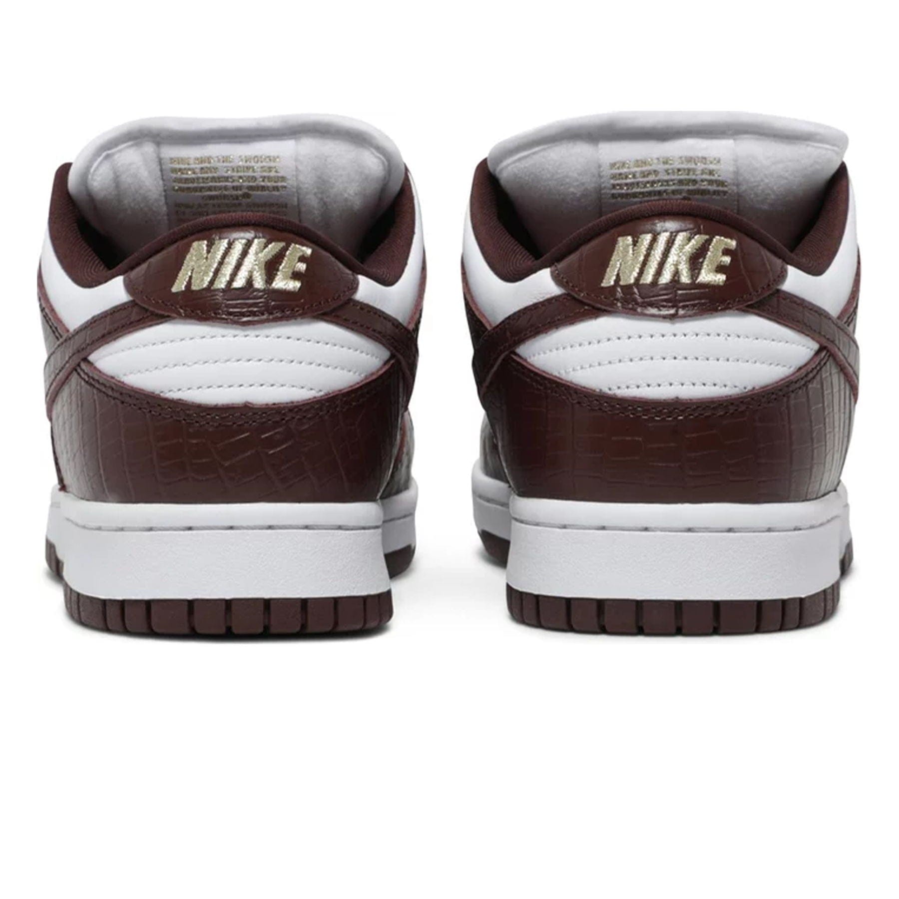 Supreme x Nike Dunk Low OG SB QS 'Barkroot Brown' — UK 3 | EU 35.5 | US 3.5 — Top View