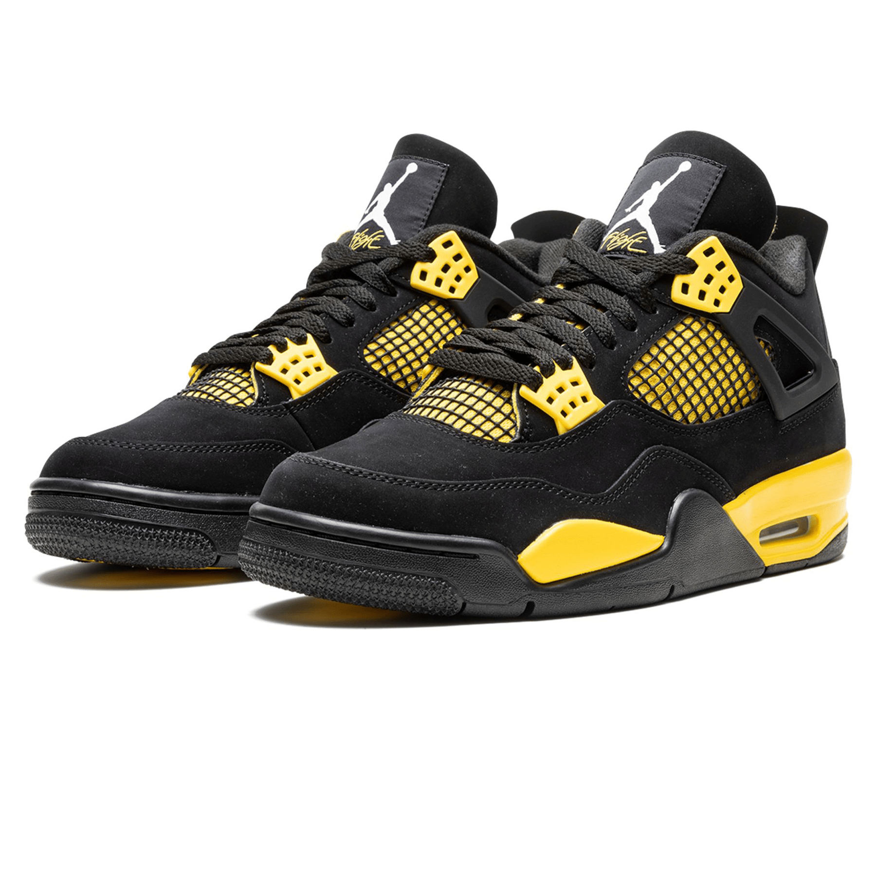 Air Jordan 4 Retro 'Thunder' 2023 — UK 3 | EU 35.5 | US 3.5 — Side View