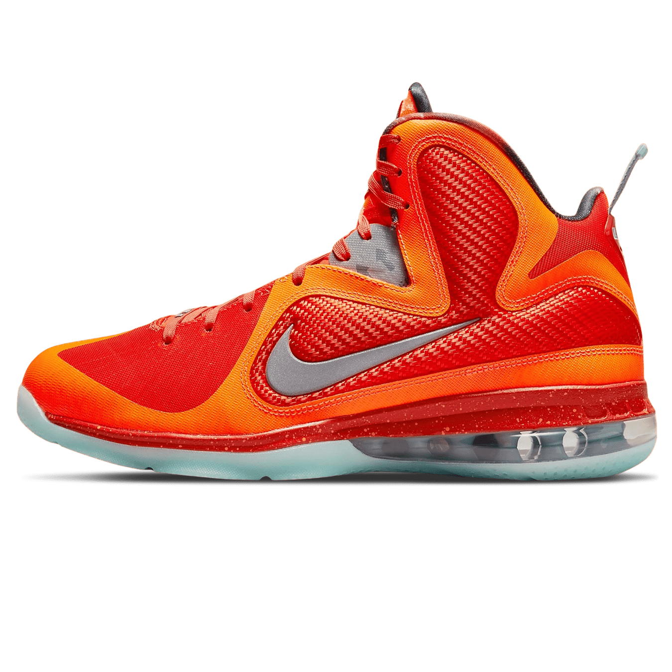 Nike LeBron 9 'Big Bang' 2022 — UK 3 | EU 35.5 | US 3.5 — Front View