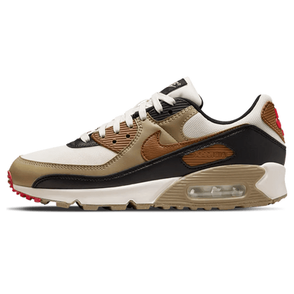 Nike Air Max 90 Wmns 'Light British Tan Khaki' — UK 2.5 | EU 35.5 | US 5 — Front View