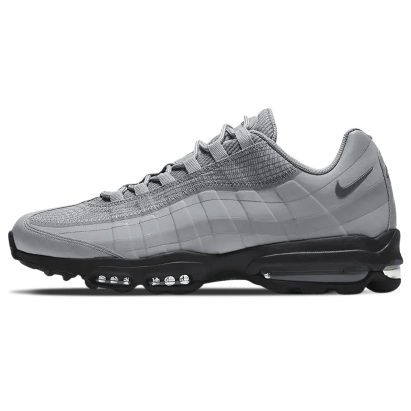 Nike Air Max 95 Ultra Essential 'Grey Black' — UK 3 | EU 35.5 | US 3.5 — Front View