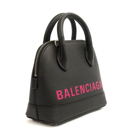Balenciaga Top Handle Ville Top Handle XXS in Black, Leather — Alternate View 10
