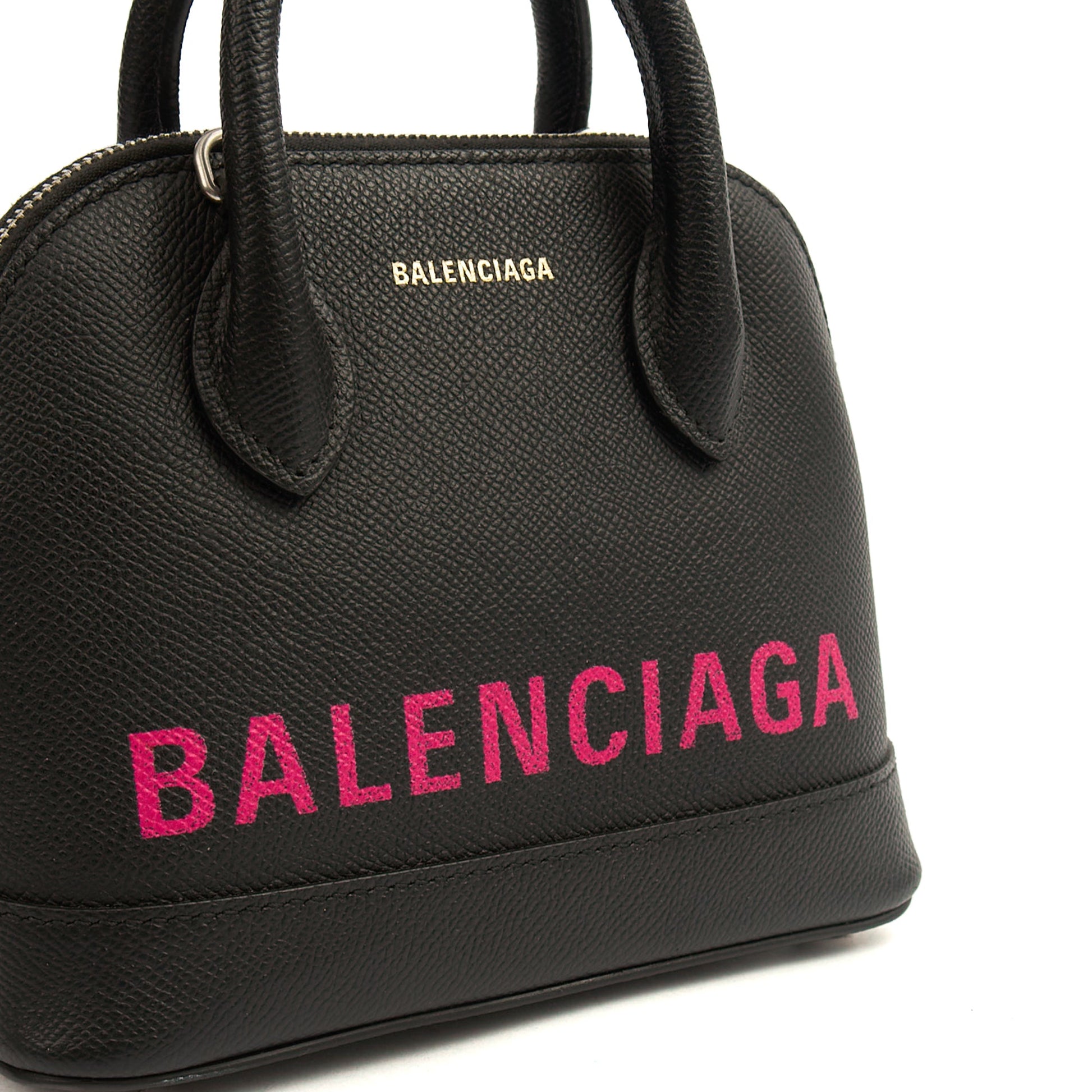 Balenciaga Top Handle Ville Top Handle XXS in Black, Leather — Alternate View 7