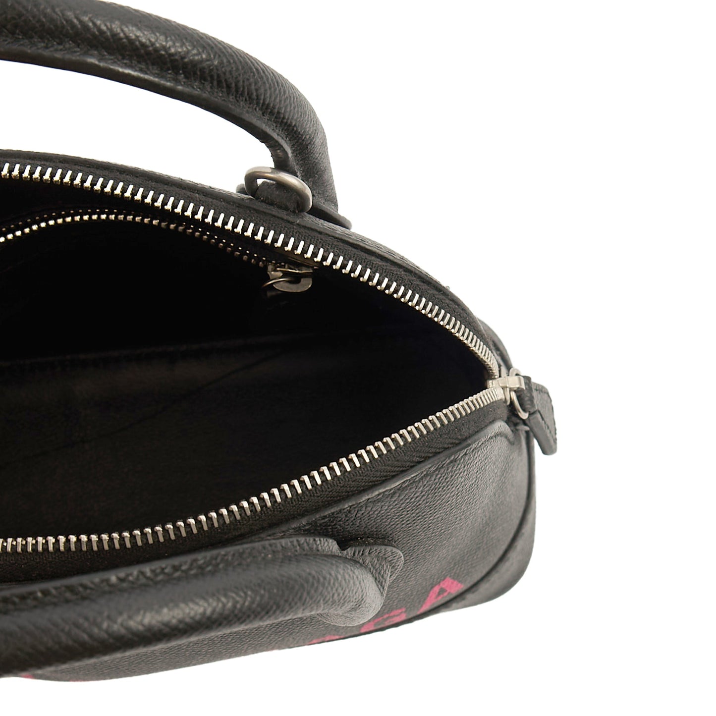 Balenciaga Top Handle Ville Top Handle XXS in Black, Leather — Lifestyle View