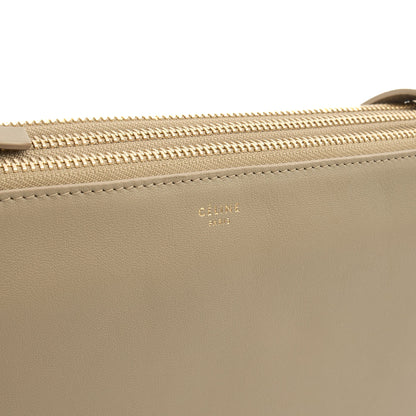 Celine Cross Body Trio in Grey, Box Calfskin — Lifestyle View