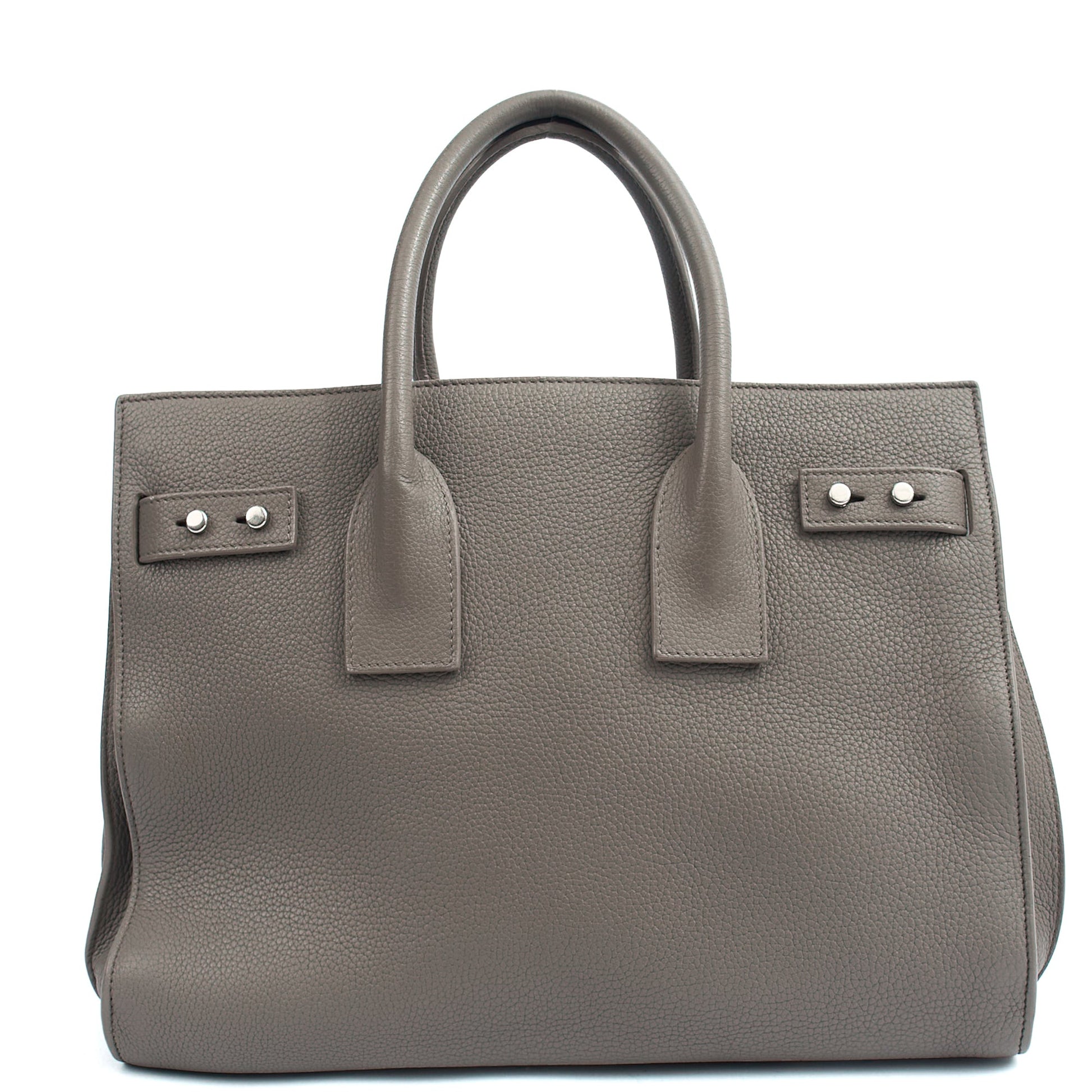 Saint Laurent Tote Sac de Jour in Grey, Calfskin Leather — Alternate View 11