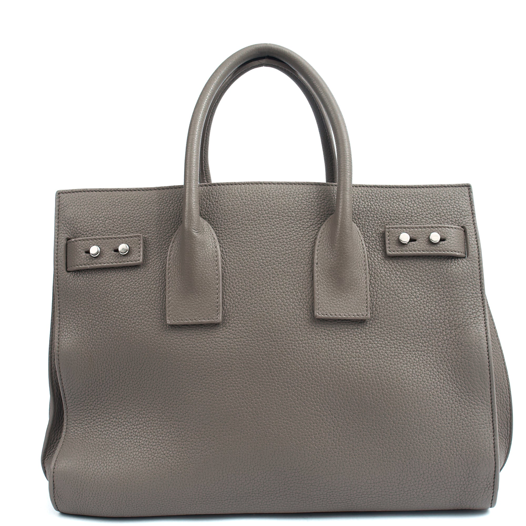 Saint Laurent Tote Sac de Jour in Grey, Calfskin Leather — Alternate View 11