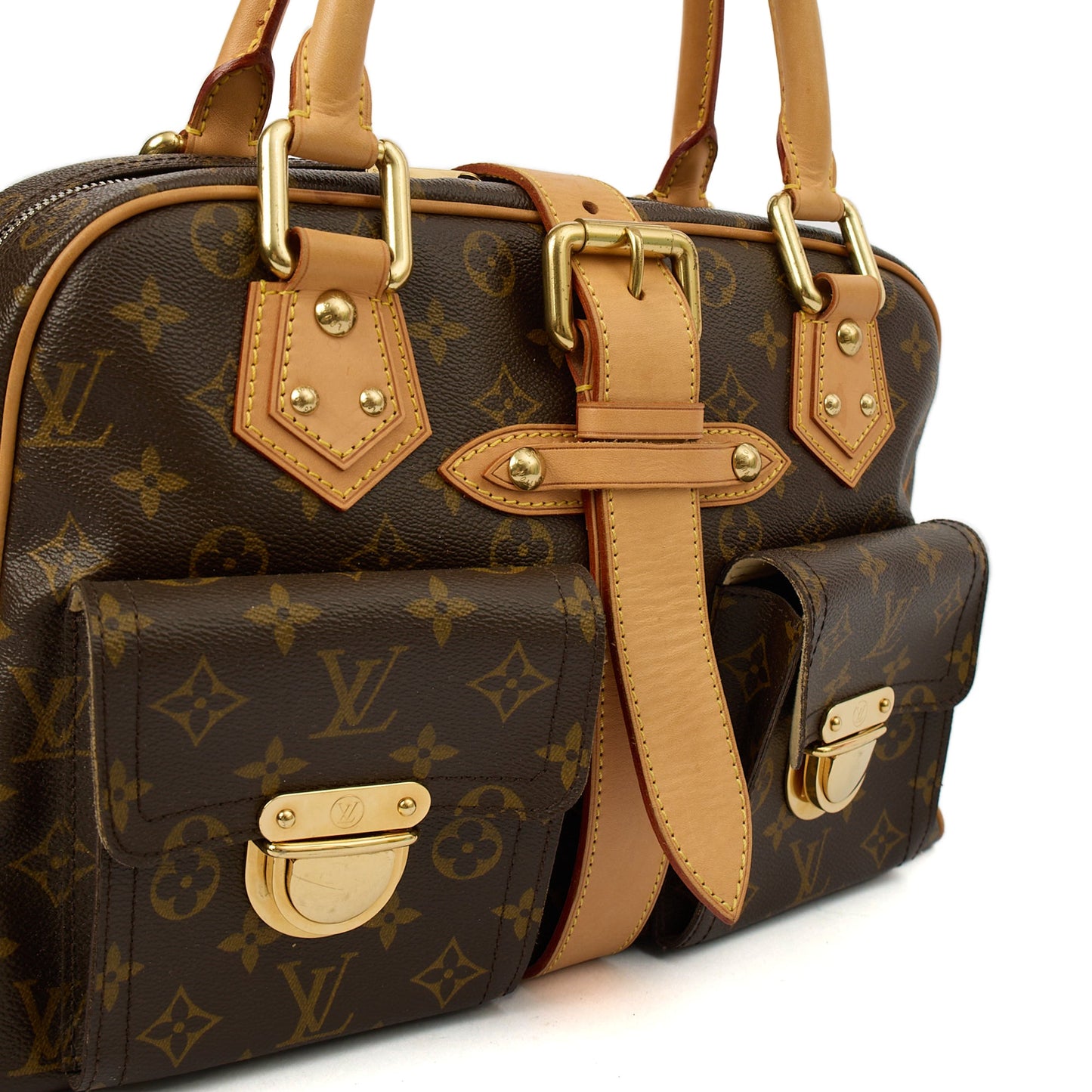 Louis Vuitton Top Handle Manhattan - GM in Monogram, Canvas — Side View