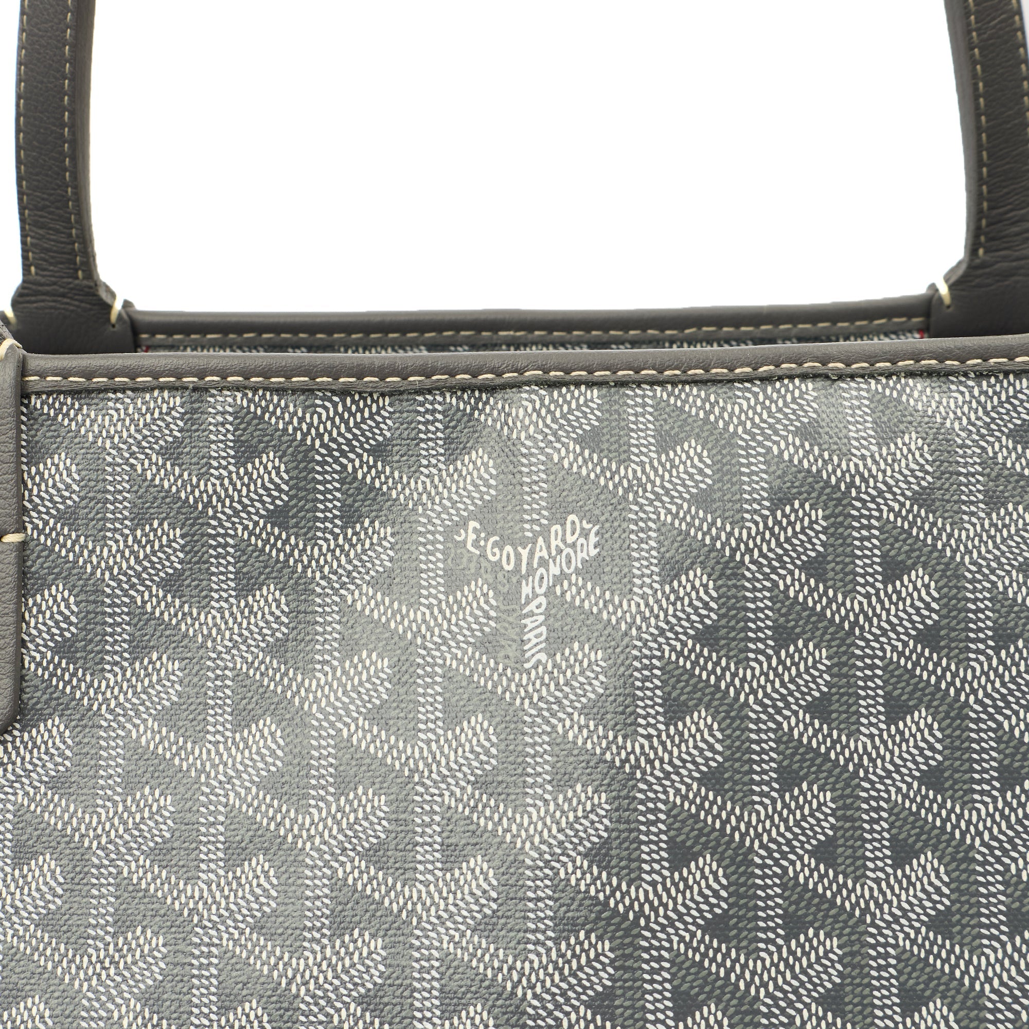 Goyard Tote Artois Tote MM in Grey, Leather — Alternate View 12