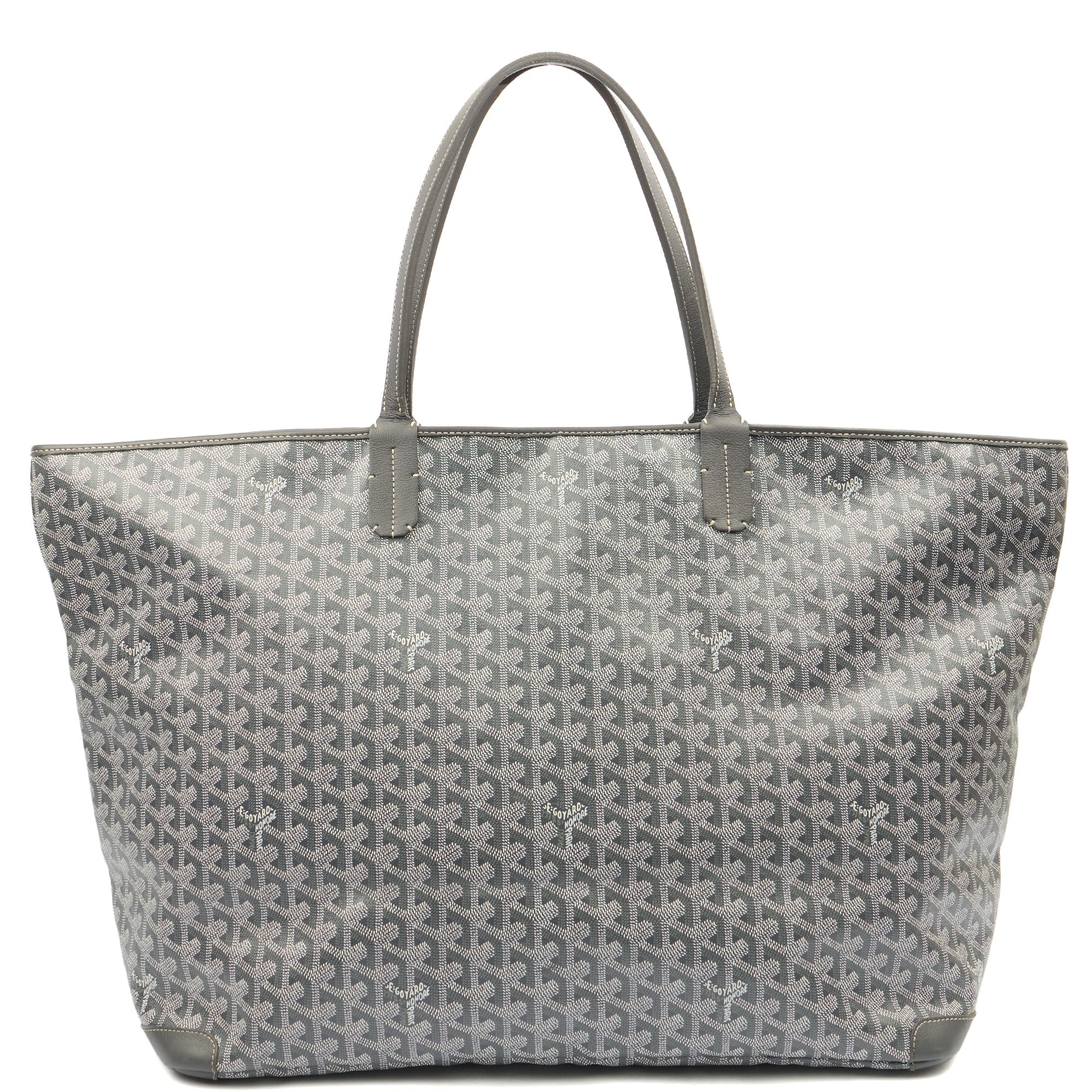 Goyard Tote Artois Tote MM in Grey, Leather — Alternate View 9