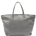 Goyard Tote Artois Tote MM in Grey, Leather — Front View