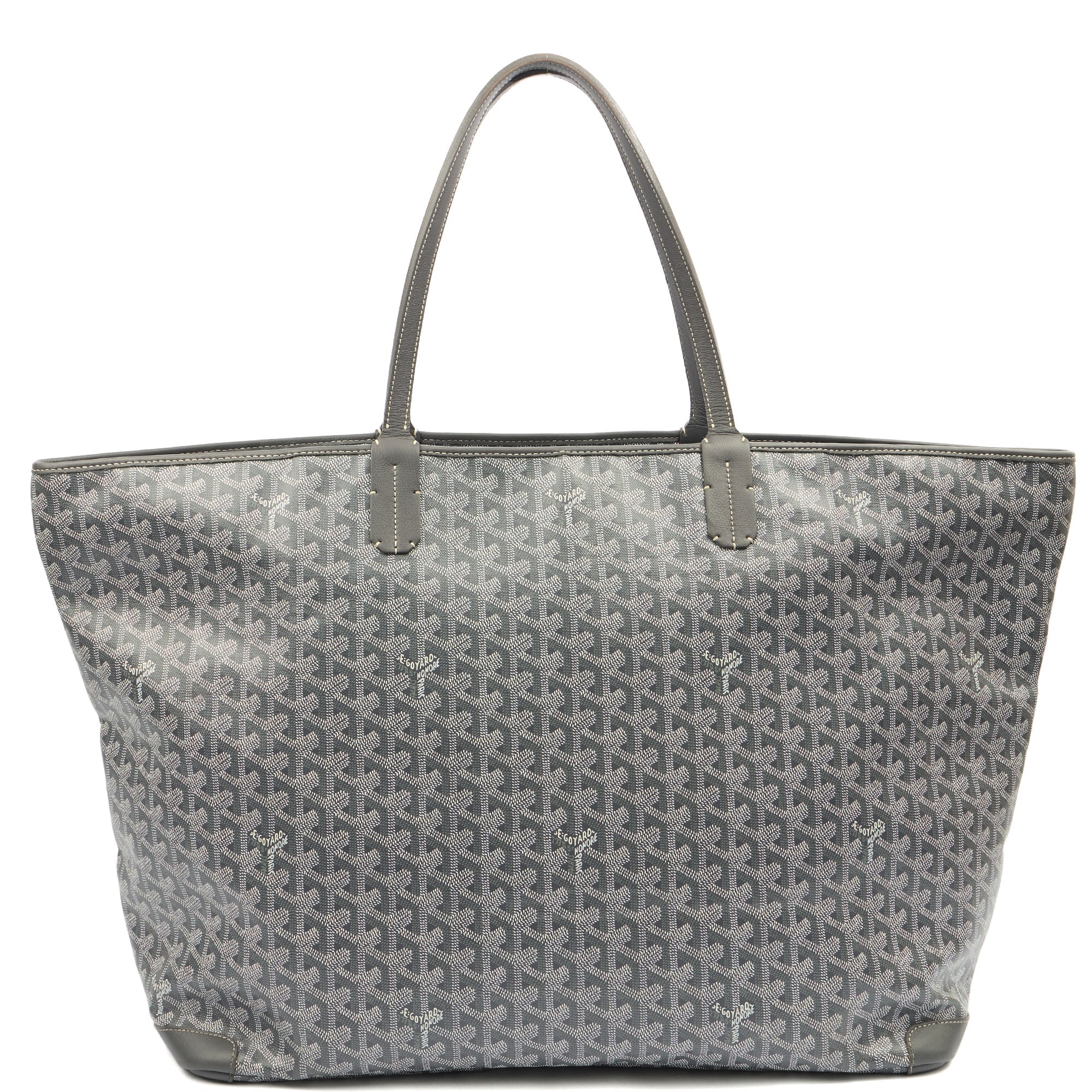Goyard Tote Artois Tote MM in Grey, Leather — Alternate View 7