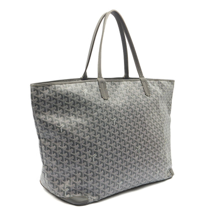 Goyard Tote Artois Tote MM in Grey, Leather — Side View