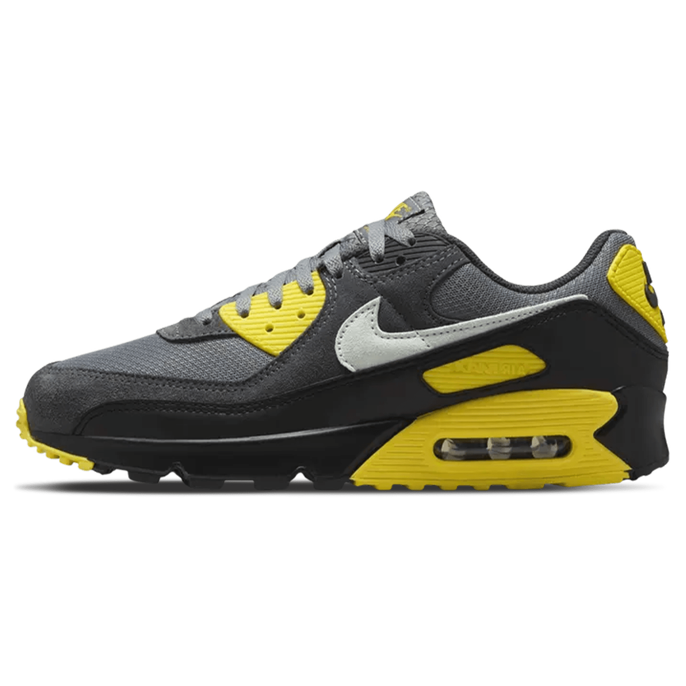 Nike Air Max 90 'Smoke Grey Lightening' — UK 3 | EU 35.5 | US 3.5 — Front View