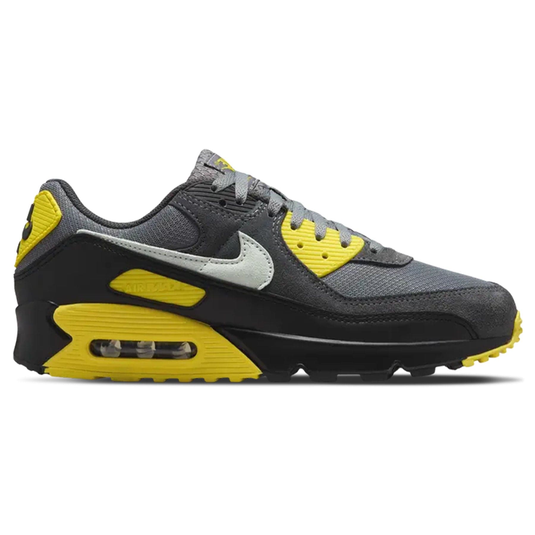 Nike Air Max 90 'Smoke Grey Lightening' — UK 3 | EU 35.5 | US 3.5 — Side View