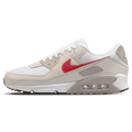 Nike Air Max 90 'Summit White University Red' — UK 3 | EU 35.5 | US 3.5 — Front View